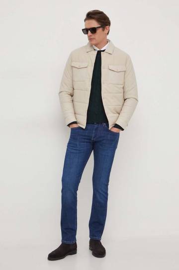 Куртка Pepe Jeans Vander мужская цвет бежевый переходная PM402870 Куртка Pepe Jeans Vander мужская цвет бежевый переходная PM402870