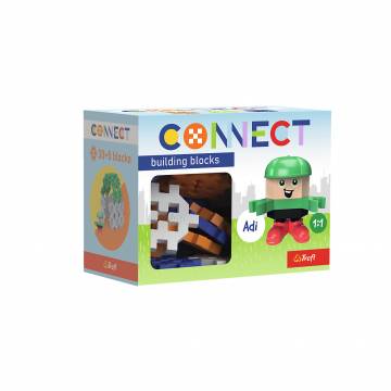 Детский конструктор Trefl Connect с игровой фигуркой Adi, от 4 лет, 35 деталей (61981) Детский конструктор Trefl Connect с игровой фигуркой Adi, от 4 лет, 35 деталей (61981)