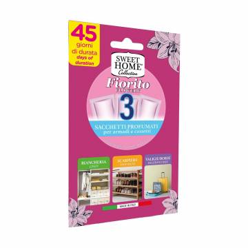 Ароматическое саше для гардероба Sweet Home Collection Flowery Scented Sachets, 3 шт Ароматическое саше для гардероба Sweet Home Collection Flowery Scented Sachets, 3 шт