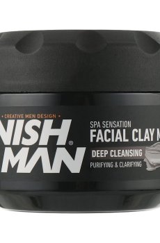 Глиняная маска для лица или кожи головы Nishman Scalp and Face Сlay Mask 2 in 1, 450 г