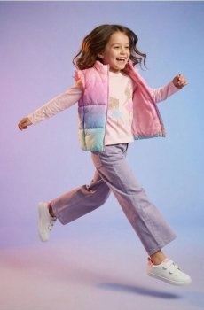 Стьобаний жилет - різнобарвний