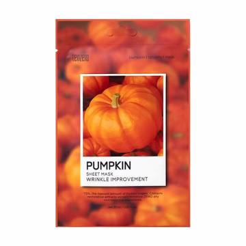 Тканевая маска для лица Tenzero Pumpkin Wrinkle Improvement Sheet Mask, 25 мл