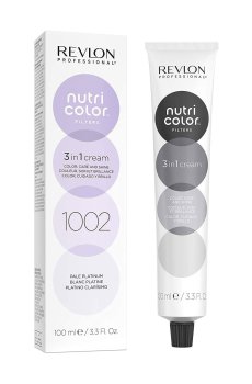 Тонирующая маска для волос Revlon Professional Nutri Color Filters Metal-Ice Toning 1002 Pale Platinum, 100 мл