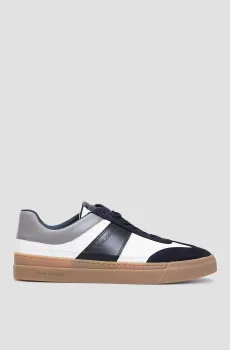 Мужские кожаные сникерсы Разноцветный 39 Baldinini U5B806T1CAVI;BOFW