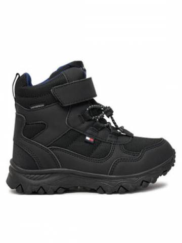 Tommy Hilfiger Снігоходи Fur Boot T1X5-33710-1492 S Чорний Tommy Hilfiger Снігоходи Fur Boot T1X5-33710-1492 S Чорний