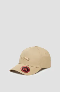 Мужская бежевая кепка Бежевый ONESIZE HUGO 50533410;269
