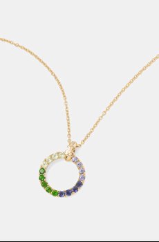 Ожерелье серебряное позолоченное Tous