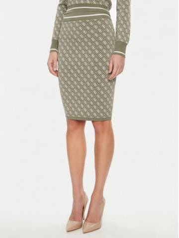 Guess Спідниця-олівець W4BD53 Z37K0 Зелений Regular Fit Guess Спідниця-олівець W4BD53 Z37K0 Зелений Regular Fit