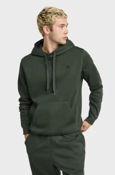 Мужское зеленое худи Premium core Зеленый S G-Star RAW D16121,C235