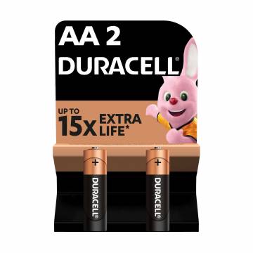 Батарейки Duracell Basic AA 1.5V LR6, 2 шт Батарейки Duracell Basic AA 1.5V LR6, 2 шт
