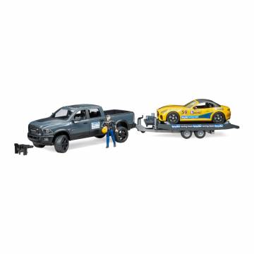 Набір автомоделей Bruder Джип Dodge RAM 2500 із причепом-евакуатором (02504) Набір автомоделей Bruder Джип Dodge RAM 2500 із причепом-евакуатором (02504)