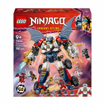 Конструктор LEGO Ninjago Ультраобъединительный робот Зейна, 1187 деталей, от 9 лет (71834) Конструктор LEGO Ninjago Ультраобъединительный робот Зейна, 1187 деталей, от 9 лет (71834)