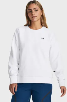Женский белый свитшот Unstoppable Flc Crew Белый XXL Under Armour 1379835-100