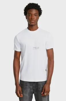 Мужская белая футболка Originals Белый S G-Star RAW D26044,C336