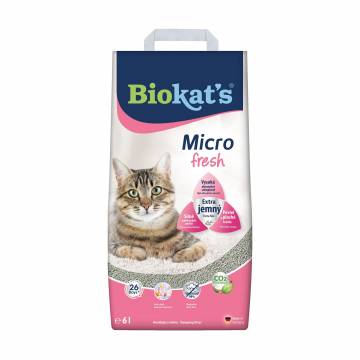 Наполнитель туалетов для кошек Biokats Micro Fresh бентонитовый, 6 л (G-613925) Наполнитель туалетов для кошек Biokats Micro Fresh бентонитовый, 6 л (G-613925)