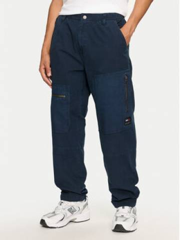 Tommy Jeans Штани з тканини Aiden DM0DM19497 Cиній Tapered Fit Tommy Jeans Штани з тканини Aiden DM0DM19497 Cиній Tapered Fit
