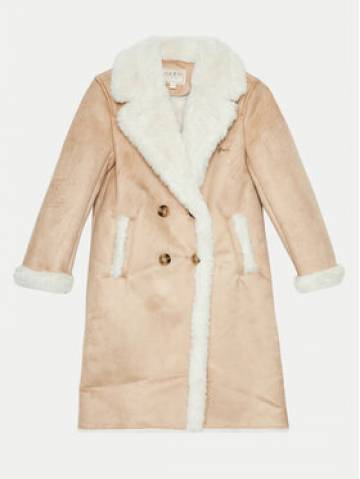 Guess Зимове пальто J4BL07 WGJH0 Бежевий Regular Fit Guess Зимове пальто J4BL07 WGJH0 Бежевий Regular Fit