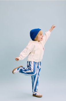 Reserved - Трикотажні штани oversize - синій - 958IQ-55X