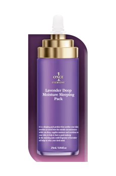 Ночной крем-маска для лица Chamos Once Everyday Lavender Deep Moisture Sleeping Pack с лавандой, 25 мл