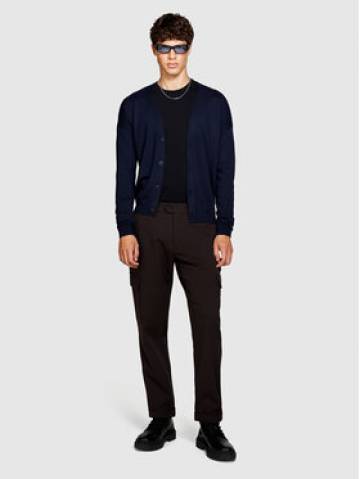 Sisley Кардиган 11BAS600J Cиній Regular Fit Sisley Кардиган 11BAS600J Cиній Regular Fit