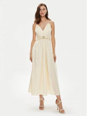 TWINSET Літня сукня 241TT2021 Écru Regular Fit TWINSET Літня сукня 241TT2021 Écru Regular Fit