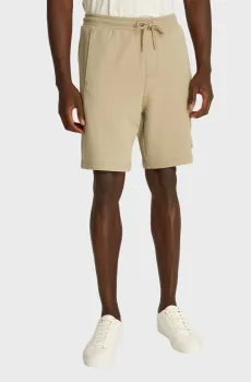 Мужские бежевые шорты WOVEN LABEL SHORT Бежевый XL Calvin Klein Jeans J30J327284