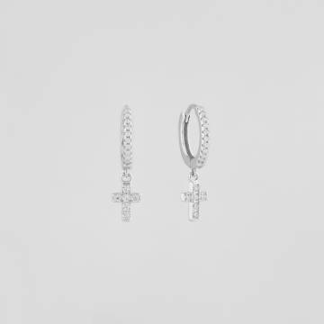 Серебряные серьги Minimal 521090б Серебряные серьги Minimal 521090б