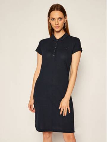 Tommy Hilfiger Повсякденна сукня Heritage WW0WW24973 Cиній Slim Fit Tommy Hilfiger Повсякденна сукня Heritage WW0WW24973 Cиній Slim Fit