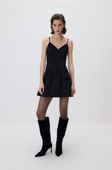 Reserved - Розкльошена сукня - чорний - 956GA-99X