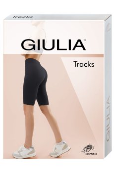 Велосипедки женские Giulia Tracks 01, с высокой талией, Nero, размер L/XL