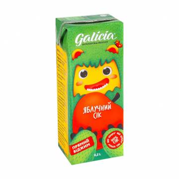 Сок Galicia Яблочный, 200 мл Сок Galicia Яблочный, 200 мл