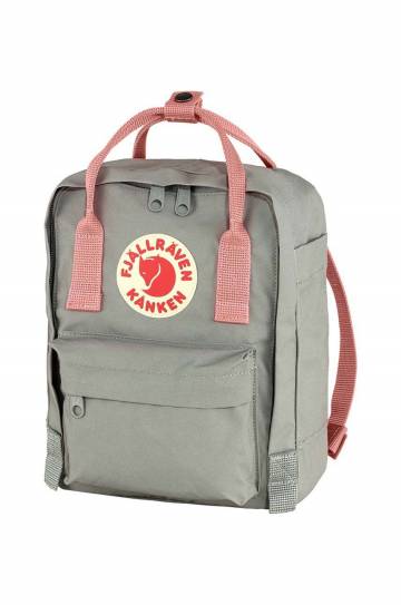 Рюкзак Fjallraven Kanken Mini цвет розовый маленький с аппликацией Рюкзак Fjallraven Kanken Mini цвет розовый маленький с аппликацией