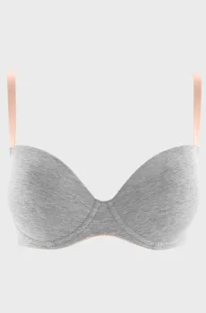 Женский серый бюстгальтер 076S Серый 70D brabrabra SLZ23301076