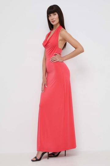 Платье Guess FLAVIA цвет красный maxi расклешённое W4GK28 KBPZ0 Платье Guess FLAVIA цвет красный maxi расклешённое W4GK28 KBPZ0