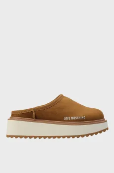 Женские рыжие клоги Рыжий 37 Love Moschino JA10466L0NJAW210
