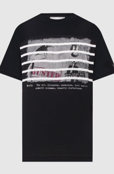 Черная футболка с принтом Looney Tunes