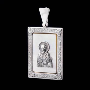 Серебряная ладанка (перламутр) 13840 Серебряная ладанка (перламутр) 13840