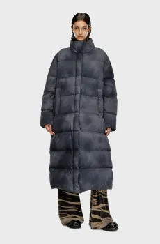 Женский темно-серый пуховик W-RAVEEL-LONG-FEM Серый 44 Diesel A14658 0CBCS