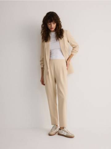 Reserved - LADIES` TROUSERS - нюдовий - 8507B-02X Reserved - LADIES` TROUSERS - нюдовий - 8507B-02X