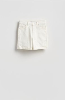 Reserved - LADIES` SHORTS - білий - 881IU-00J