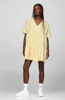 Женское желтое платье TJW POPLIN A-LINE SS Желтый XS Tommy Jeans DW0DW17948