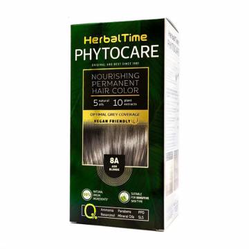 Безаммиачная краска для волос Herbal Time Phytocare Permanent Hair Color 8А Пепельно-русый, 125 мл Безаммиачная краска для волос Herbal Time Phytocare Permanent Hair Color 8А Пепельно-русый, 125 мл