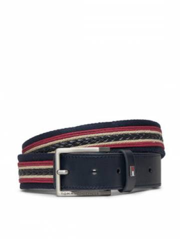 Tommy Hilfiger Чоловічий ремінь Oliver Webbing 3.5 AM0AM12049 Cиній Tommy Hilfiger Чоловічий ремінь Oliver Webbing 3.5 AM0AM12049 Cиній