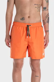 Мужские оранжевые плавательные шорты Оранжевый L Replay LM1147.000.82972R