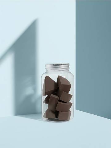 Спонжи для макіяжу 24 pack - сірий Спонжи для макіяжу 24 pack - сірий