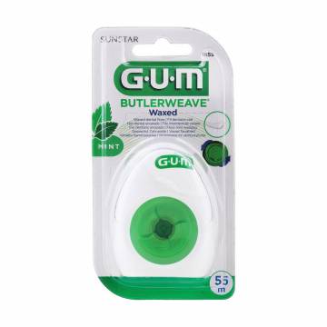 Зубная нить GUM Butlerweave Mint Waxed, 55 м Зубная нить GUM Butlerweave Mint Waxed, 55 м