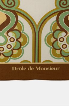 Хлопковый платок на шею Drôle de Monsieur Foulard Tapisserie Florale
