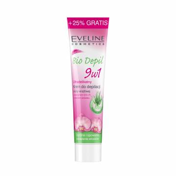 Ультранежный крем для депиляции Eveline Cosmetics 9 в 1, для чувствительной кожи, 125 мл Ультранежный крем для депиляции Eveline Cosmetics 9 в 1, для чувствительной кожи, 125 мл