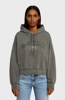 Женское серое худи Collegic Серый L G-Star RAW D27266,D969