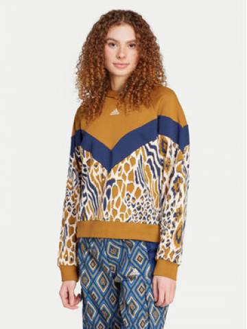 adidas Світшот FARM Rio IV9738 Коричневий Loose Fit adidas Світшот FARM Rio IV9738 Коричневий Loose Fit